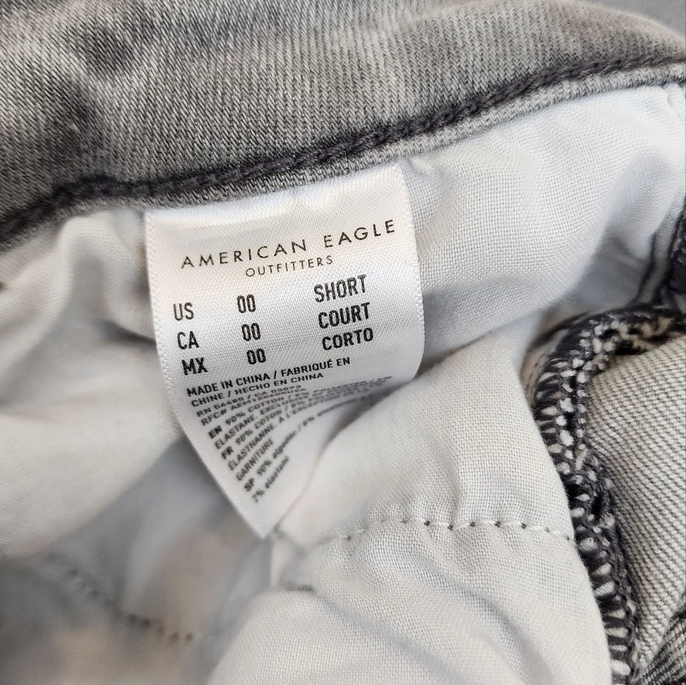 American Eagle  Grey Next Level Stretch Hi Rise Jegging